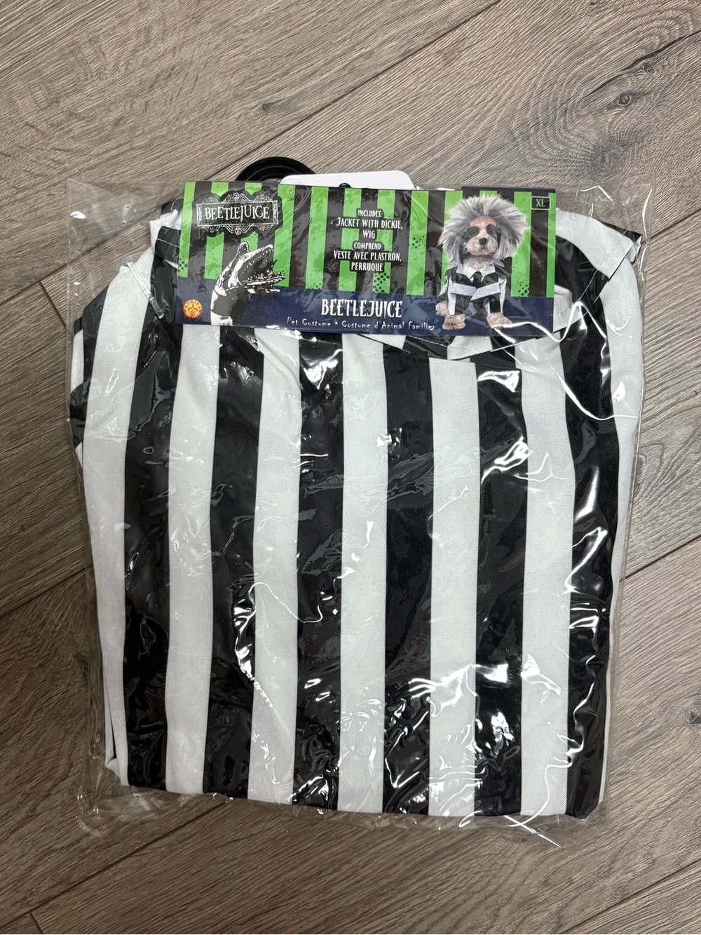 Beetlejuice dog costume